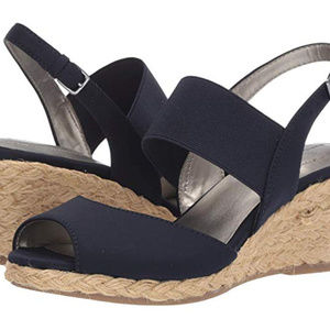 Bandolino Peep-Toe Wedge Shoes
